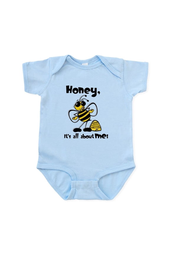- All About Me Bee Infant Bodysuit - Baby Light Bodysuit, Size Newborn - 24 Months