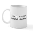 thumbnail image 1 of CafePress - All About Me Mug - 11 oz Ceramic Mug - Novelty Coffee Tea Cup, 1 of 6