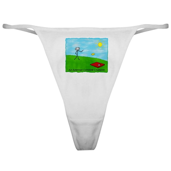 CafePress - All American CH Champion Classic Thong - Women's Novelty Thong Panties Underwear