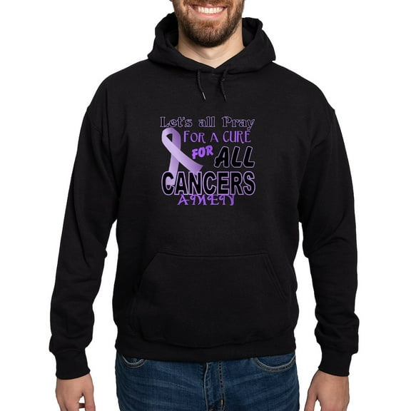 CafePress - All Cancer Hoodie (Dark) - Pullover Hoodie, Classic, Comfortable Hooded Sweatshirt