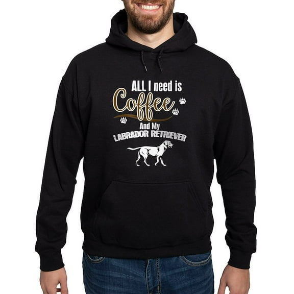 CafePress - All I Need Is Coffee And My Labrador Re Sweatshirt - Pullover Hoodie, Classic, Comfortable Hooded Sweatshirt