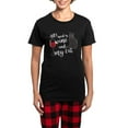 thumbnail image 1 of CafePress - All I Need Is Wine And My Ca Women's Dark Pajamas - Women's Short Sleeve Print T-Shirt and Pants Dark Cotton Pajama Set, 1 of 7