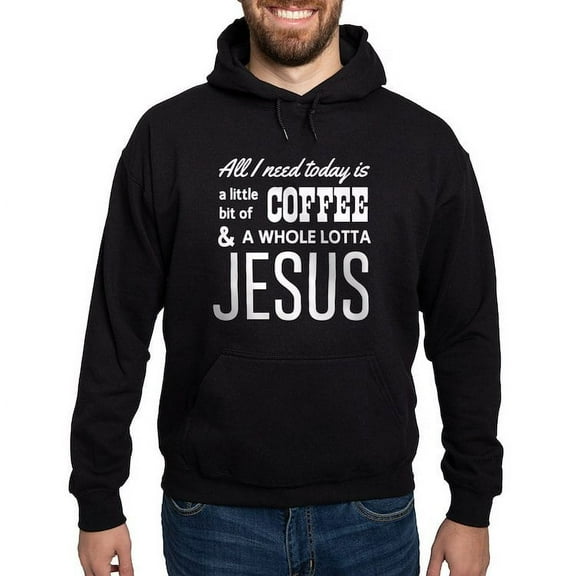 CafePress - All I Need Today Is A Little Bit Of Coffee & A Who - Pullover Hoodie, Classic, Comfortable Hooded Sweatshirt