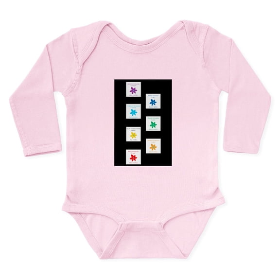 CafePress - All Is Well Chakra Bal Long Sleeve Infant Bodysuit - Long Sleeve Cotton Baby Bodysuit