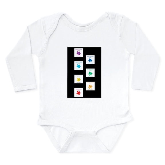 CafePress - All Is Well Chakra Bal Long Sleeve Infant Bodysuit - Long Sleeve Cotton Baby Bodysuit