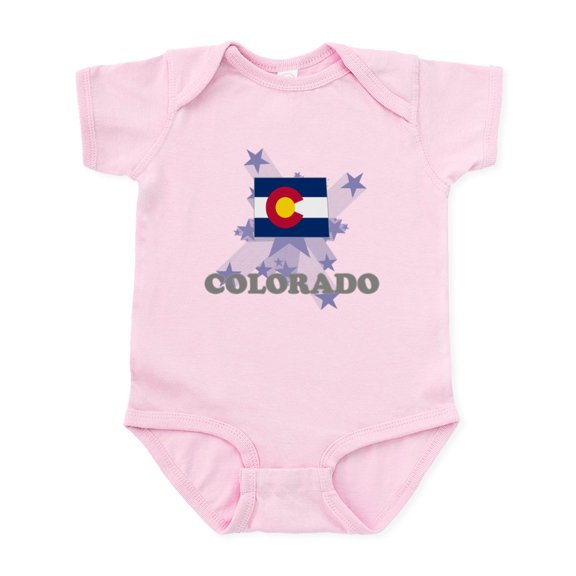 CafePress - All Star Colorado Infant Bodysuit - Baby Light Bodysuit, Size Newborn - 24 Months