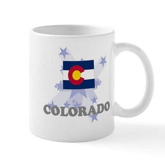 CafePress - All Star Colorado Mug - 11 oz Ceramic Mug - Novelty Coffee Tea Cup