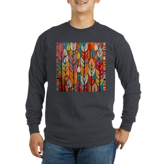 CafePress - All The Autumn Leaves Long Sleeve T Shirt - Long Sleeve Dark T-Shirt