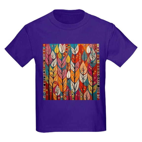 CafePress - All The Autumn Leaves T Shirt - Dark T-Shirt Kids XS-XL