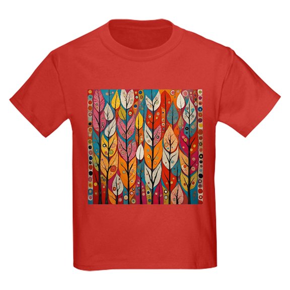 CafePress - All The Autumn Leaves T Shirt - Dark T-Shirt Kids XS-XL