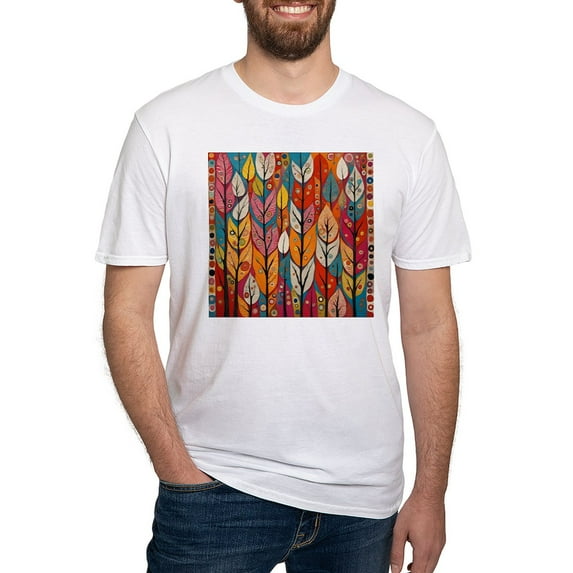 CafePress - All The Autumn Leaves T Shirt - Fitted T-Shirt, Vintage Fit Soft Cotton Tee