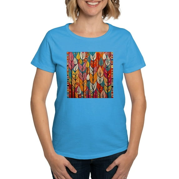 CafePress - All The Autumn Leaves T Shirt - Women's Traditional Fit Dark T-Shirt