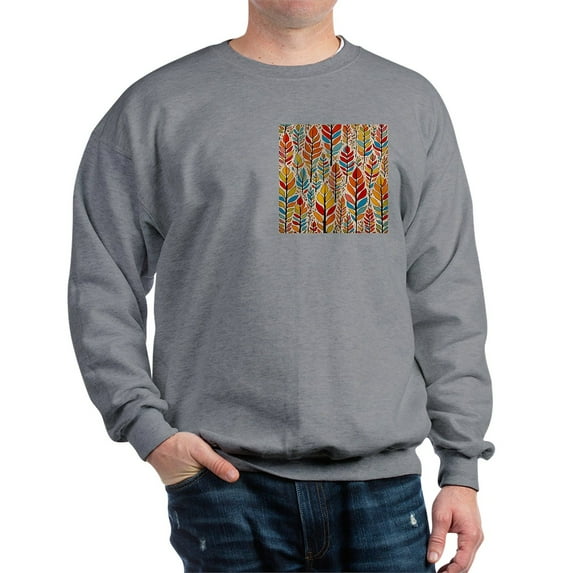 CafePress - All The Colours Of Fall - Crew Neck Sweatshirt