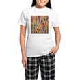 thumbnail image 1 of CafePress - All The Colours Of Fall Pajamas - Women's Short Sleeve Print T-Shirt and Pants Light Cotton Pajama Set, 1 of 7