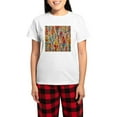 thumbnail image 1 of CafePress - All The Colours Of Fall Pajamas - Women's Short Sleeve Print T-Shirt and Pants Light Cotton Pajama Set, 1 of 7