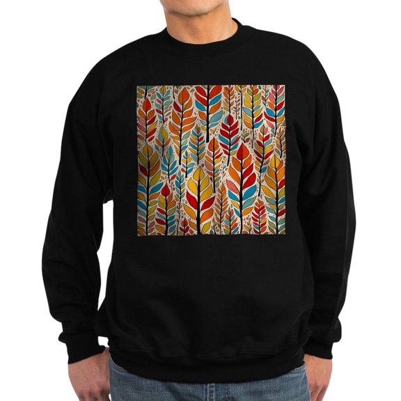 CafePress - All The Colours Of Fall Sweatshirt - Classic Crew Neck Sweatshirt