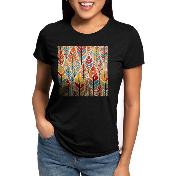 CafePress - All The Colours Of Fall T Shirt - Womens Tri-blend T-Shirt