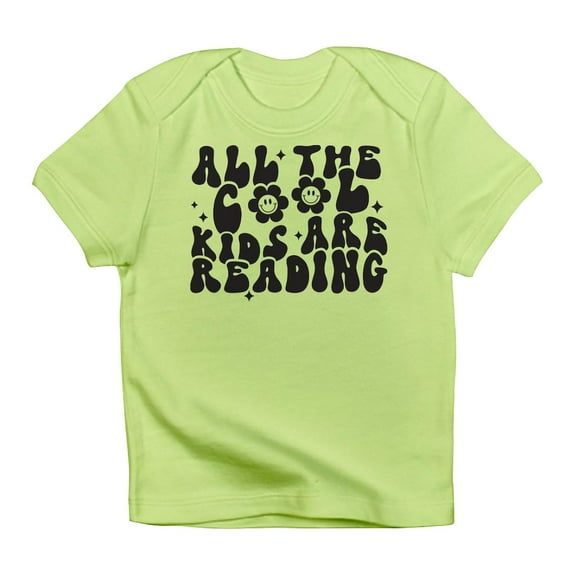 CafePress - All The Cool Kids Are Reading T Shirt - Infant T-Shirt