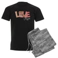 thumbnail image 1 of CafePress - All You Need Is Love And Coffee Pajamas - Men's Dark Loose Fit Cotton Pajama Set, 1 of 7