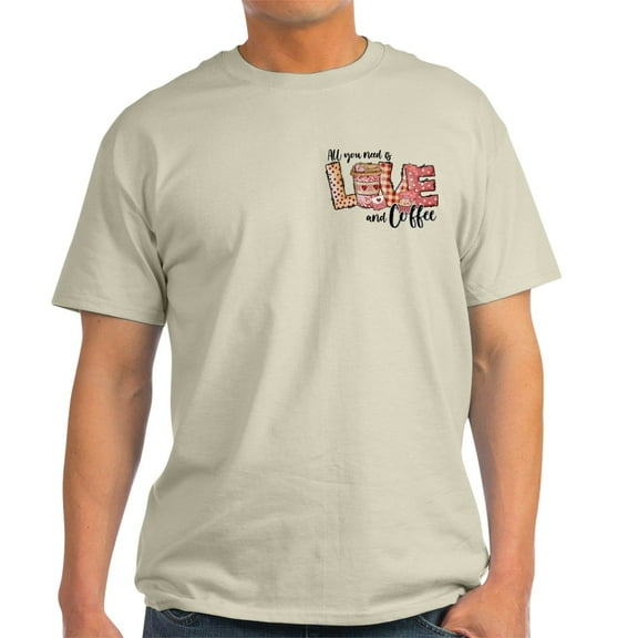 CafePress - All You Need Is Love And Coffee T Shirt - Men's Classic Graphic T-Shirt