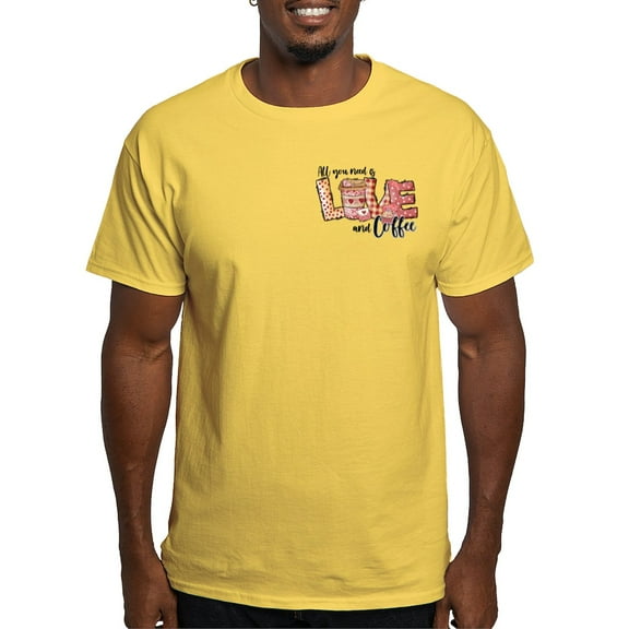 CafePress - All You Need Is Love And Coffee T Shirt - Men's Classic Graphic T-Shirt