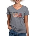 thumbnail image 1 of CafePress - All You Need Is Love And Coffee T Shirt - Women's V-Neck Dark T-Shirt, 1 of 4