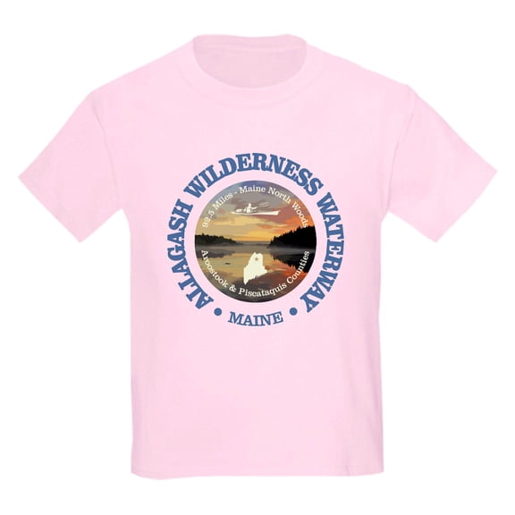 CafePress - Allagash Wilderness Waterway T Shirt - Light T-Shirt Kids XS-XL