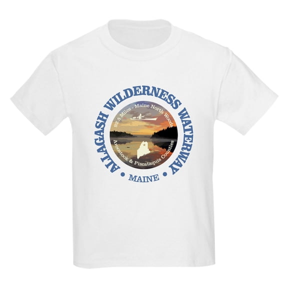 CafePress - Allagash Wilderness Waterway T Shirt - Light T-Shirt Kids XS-XL