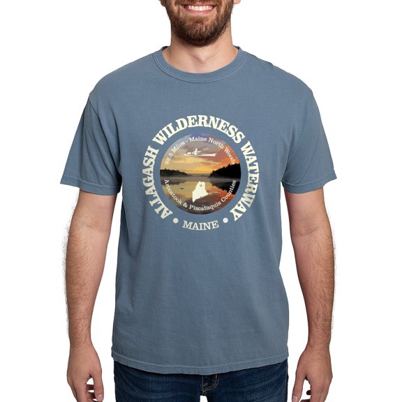 CafePress - Allagash Wilderness Waterway T Shirt - Mens Comfort Colors Shirt