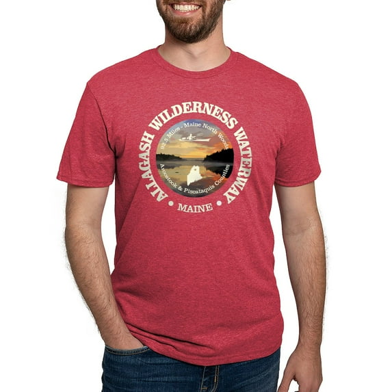 CafePress - Allagash Wilderness Waterway T Shirt - Mens Tri-blend T-Shirt