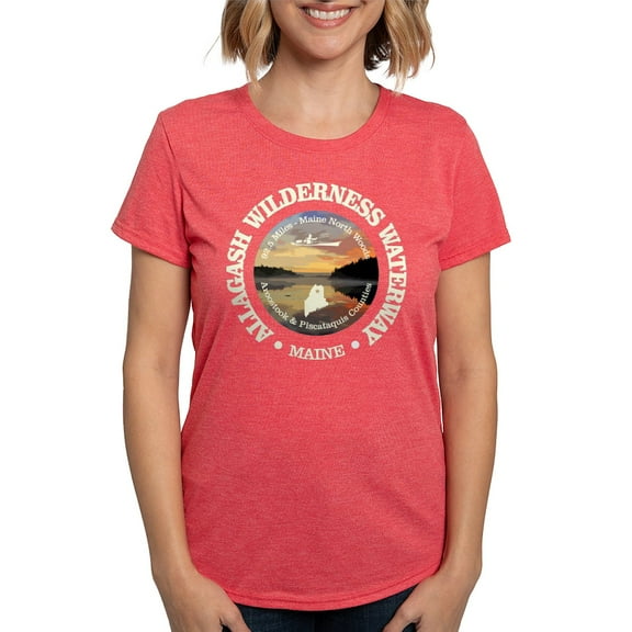 CafePress - Allagash Wilderness Waterway T Shirt - Womens Tri-blend T-Shirt