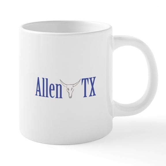 CafePress - Allen Texas Mugs - 20 Oz White Ceramic Mega Mug
