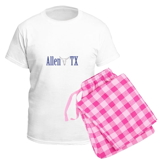 CafePress - Allen Texas Pajamas - Men's Light Loose Fit Cotton Pajama Set