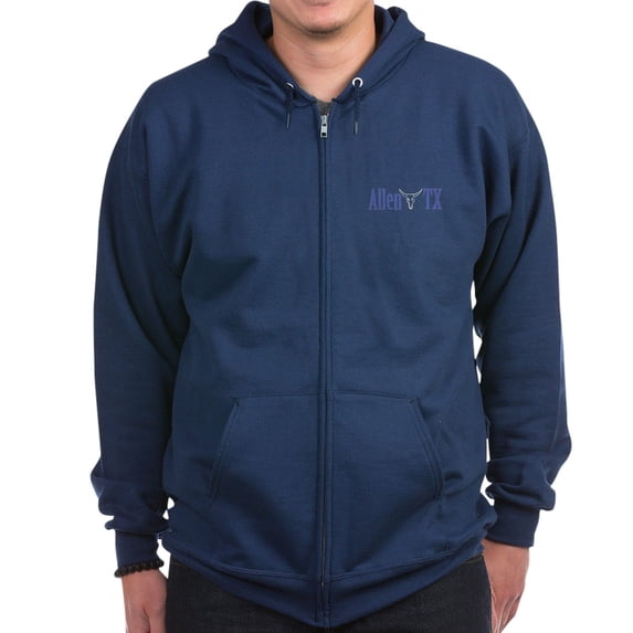 CafePress - Allen Texas Sweatshirt - Zip Hoodie, Classic Hooded Sweatshirt with Metal Zipper