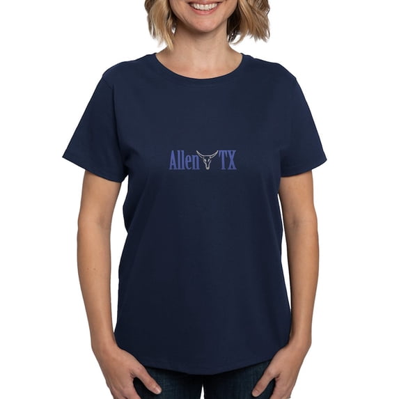 CafePress - Allen Texas T Shirt - Women's Traditional Fit Dark T-Shirt