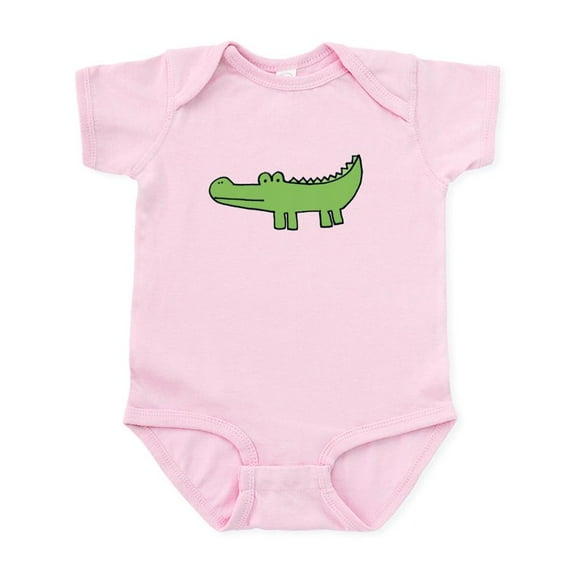 CafePress - Allie Gator Infant Bodysuit - Baby Light Bodysuit, Size Newborn - 24 Months
