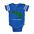 thumbnail image 1 of CafePress - Alligatorblackt - Cute Infant Baby Football Bodysuit, 1 of 3