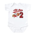 thumbnail image 1 of CafePress - Allstar Sports 2Nd Birthday Infant Bodysuit - Baby Light Bodysuit, Size Newborn - 24 Months, 1 of 4