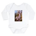 thumbnail image 1 of CafePress - Almond Blossoms In Spr Long Sleeve Infant Bodysuit - Long Sleeve Cotton Baby Bodysuit, 1 of 4