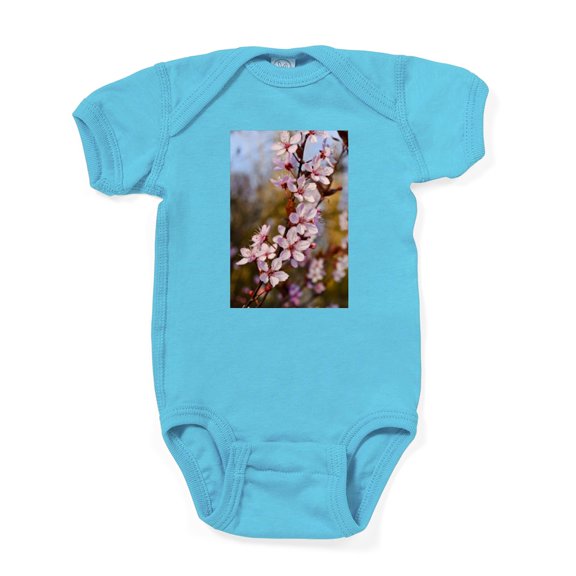 CafePress - Almond Blossoms In Spring - Cute Infant Bodysuit Baby Romper - Size Newborn - 24 Months