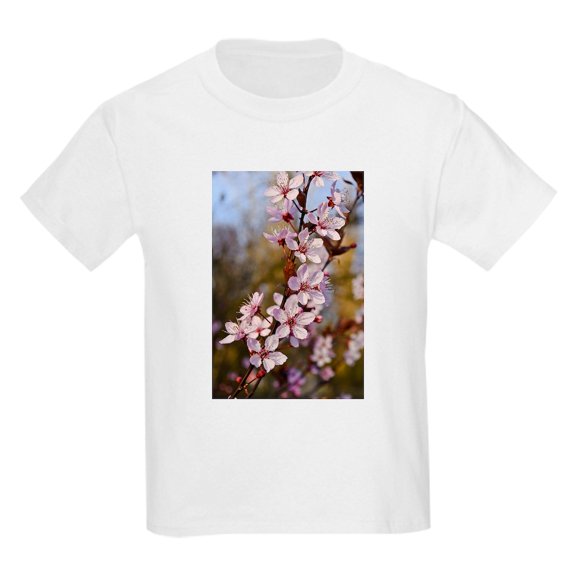 CafePress - Almond Blossoms In Spring Kids Light T Shirt - Light T-Shirt Kids XS-XL
