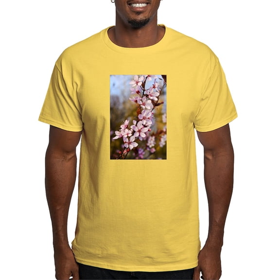 CafePress - Almond Blossoms In Spring Light T Shirt - Men's Classic Graphic T-Shirt
