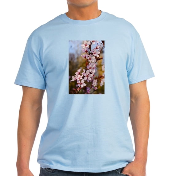 CafePress - Almond Blossoms In Spring Light T Shirt - Men's Classic Graphic T-Shirt