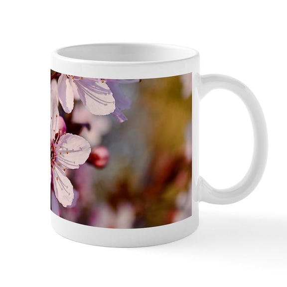CafePress - Almond Blossoms In Spring Mug - 11 oz Ceramic Mug - Novelty Coffee Tea Cup