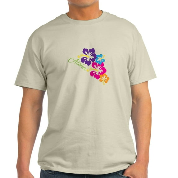 CafePress - Aloha Flowers T Shirt - Men's Classic Graphic T-Shirt