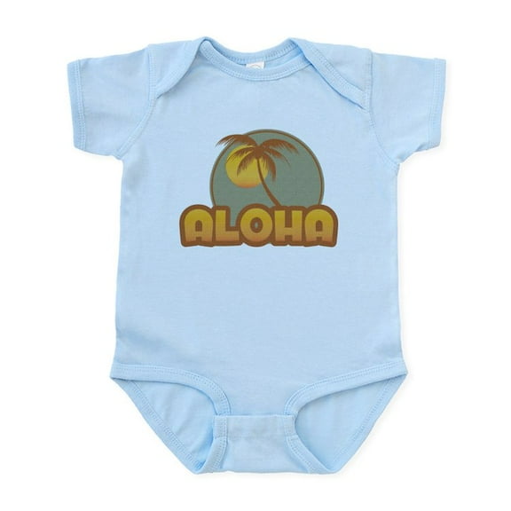 CafePress - Aloha Palm Infant Bodysuit - Baby Light Bodysuit