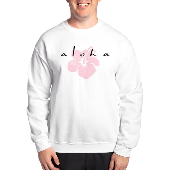 CafePress - Aloooha Sweatshirt - Crew Neck Sweatshirt