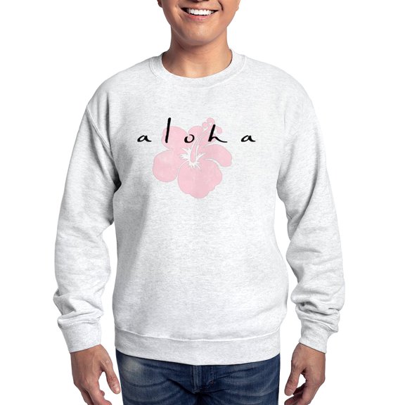 CafePress - Aloooha Sweatshirt - Crew Neck Sweatshirt