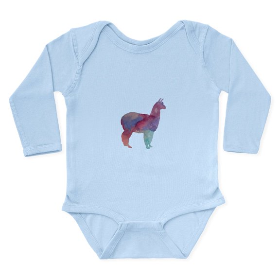 CafePress - Alpaca Body Suit - Long Sleeve Cotton Baby Bodysuit