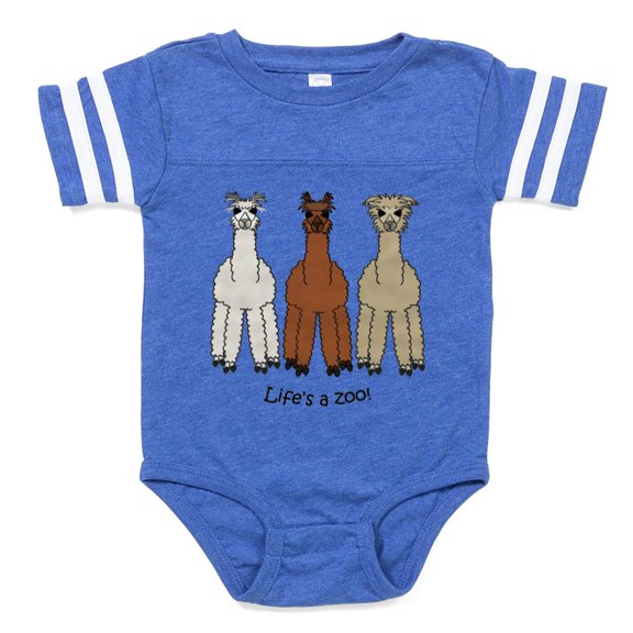 CafePress - Alpacalight - Cute Infant Baby Football Bodysuit